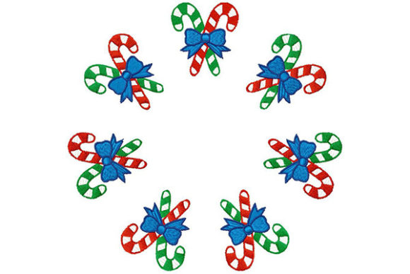 Candy Sticks in Circle: A Festive Christmas Craft Essential