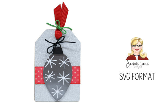 Christmas Bulb Gift Tag: A Designer's Review for Festive Blog Graphics