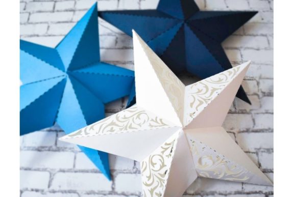 Christmas Scrolling Vine Paper Star Template Review