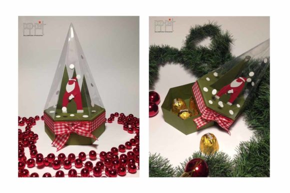 Landscape with Santa Claus for Christmas Blog Graphics