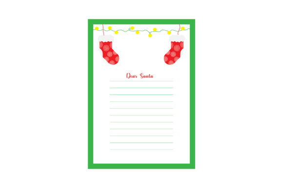 Letter to Santa: A Festive Christmas Design Asset