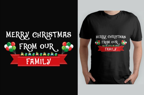 MERRY CHRISTMAS from OUR FAMILY Print Templates
