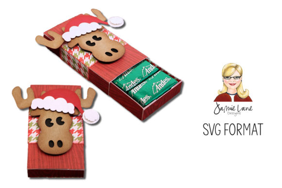 Moose 8 Count Sliding Candy Box for Christmas