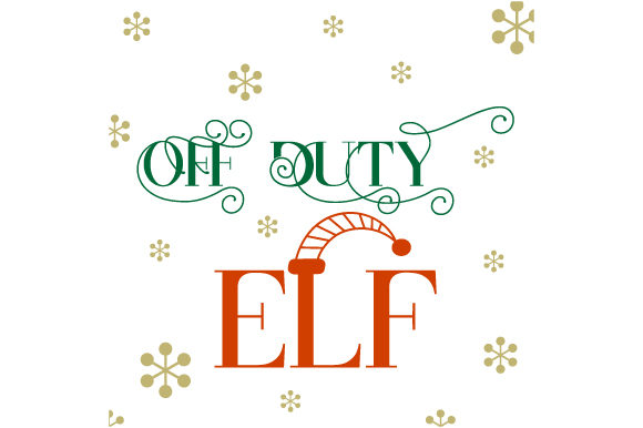 Off Duty Elf: A Festive Christmas Asset for Design