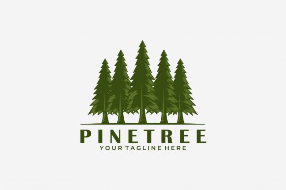 Pine Tree Forest River Creek Reeds Logo: Top Freebies