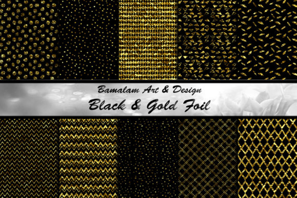 Reviewing Black Gold Crushed Foil Patterns for Luxury Branding
