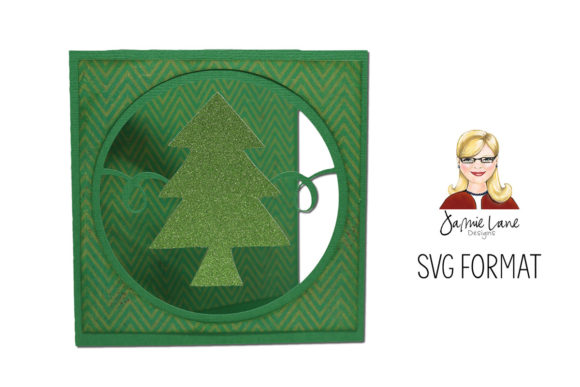 Tree Circle Window Card: A Christmas Asset Review