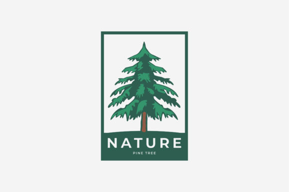 Vintage Pine Tree Logos for Rustic Branding